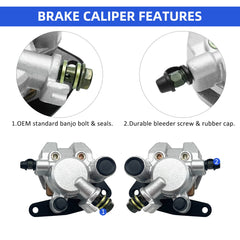 M MATI mounting brackets for easy installation on Yamaha ATV brakes