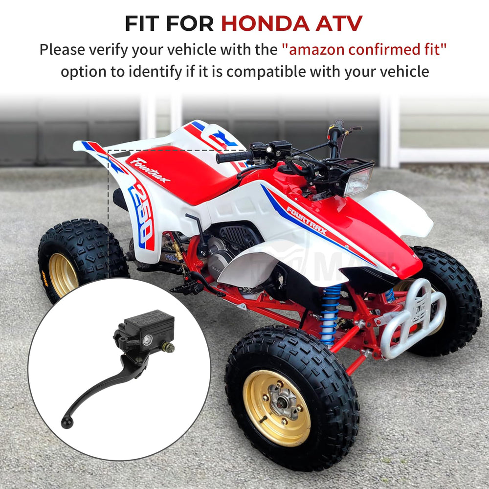 M MATI front brake master cylinder for Honda ATV TRX200 1984, easy installation.