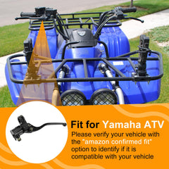 M MATI front brake master cylinder for Yamaha ATV Wolverine 350 supports predictable stopping.