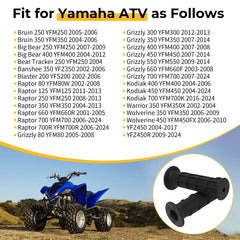 M MATI grips installation ready for a quick Yamaha ATV upgrade.
