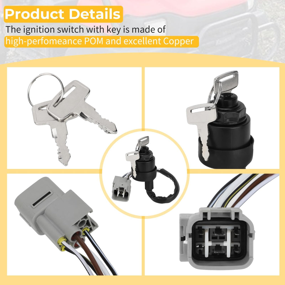 M MATI ignition key switch in packaging, ready to install.