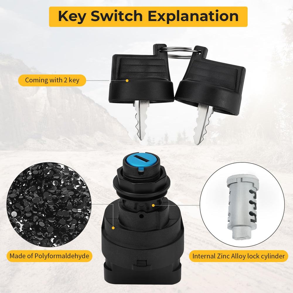 Packaging photo showing complete switch with included components