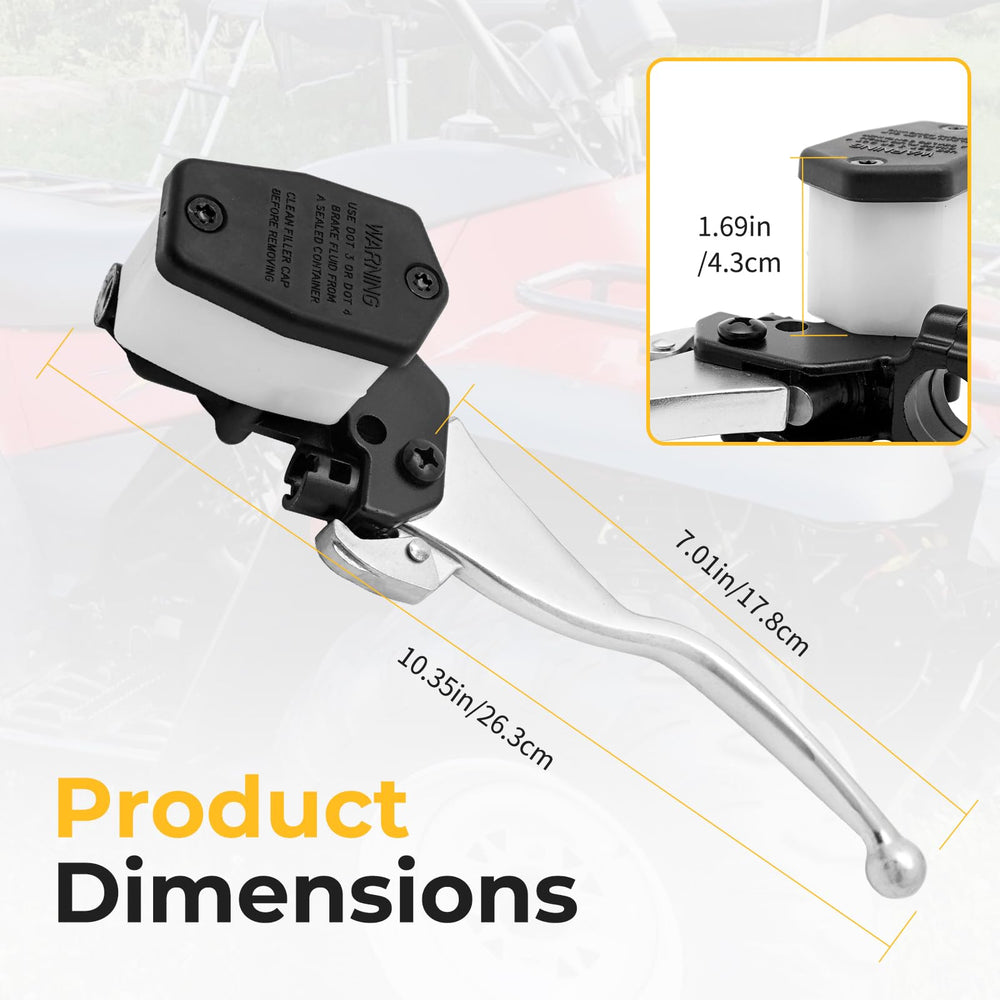 M MATI left handlebar brake master cylinder for Arctic Cat 375 2002 smooth operation