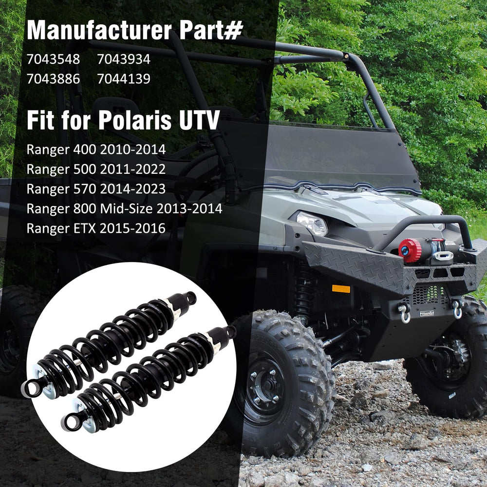 M MATI rear shocks packaging box with complete accessories for easy installation.