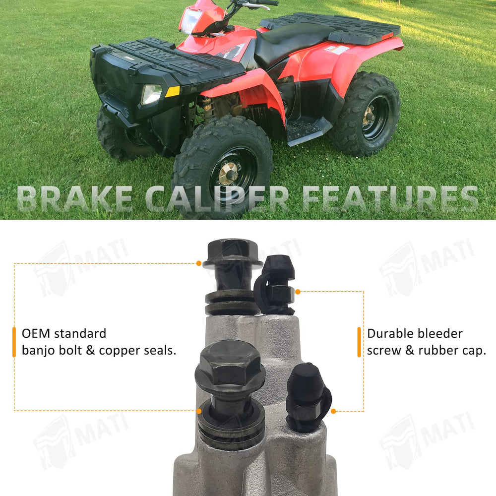 M MATI seal kit and brake pads inside caliper for longer service life.