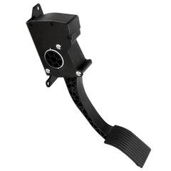 M MATI throttle pedal on Polaris Ranger showing secure fit for precise control