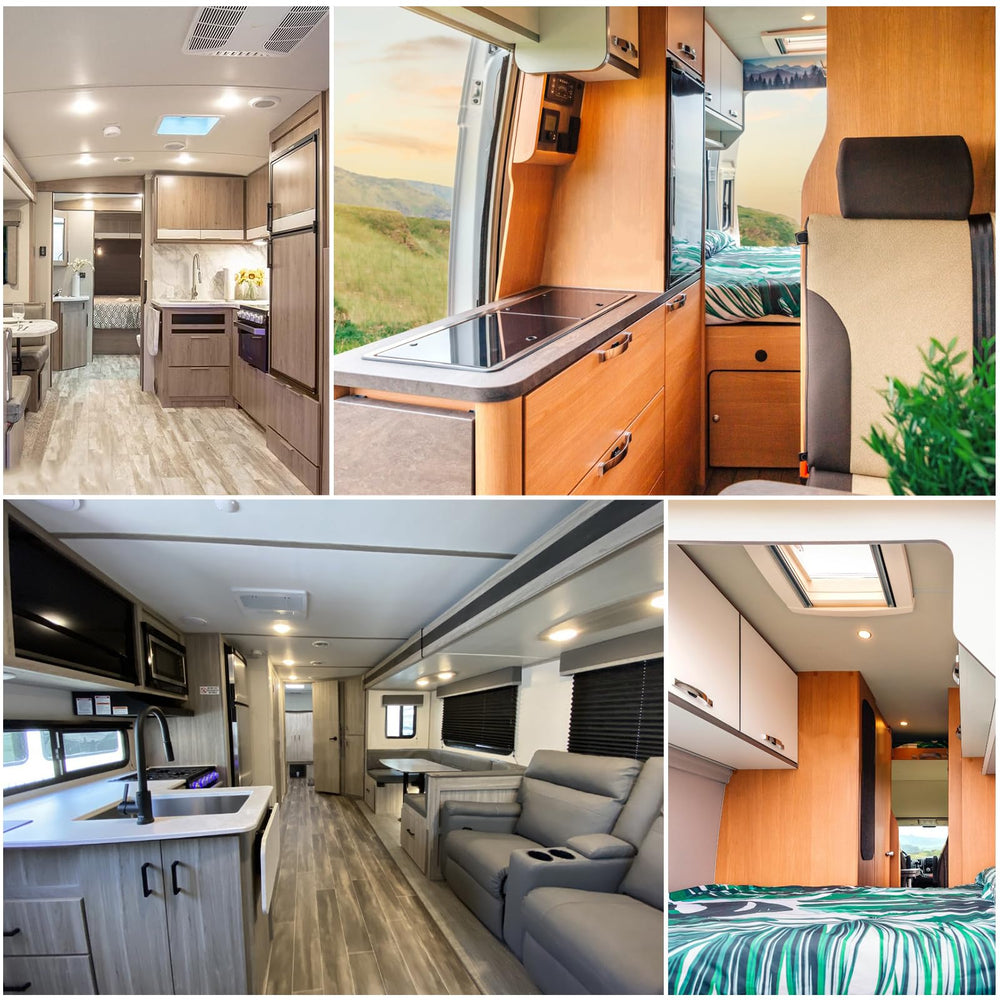 M MayJazz six-pack RV interior lights for versatile vehicle lighting.