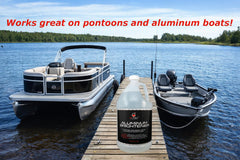 M-Tec Aluminum Brightener Concentrate used on tanks to renew a clean look.