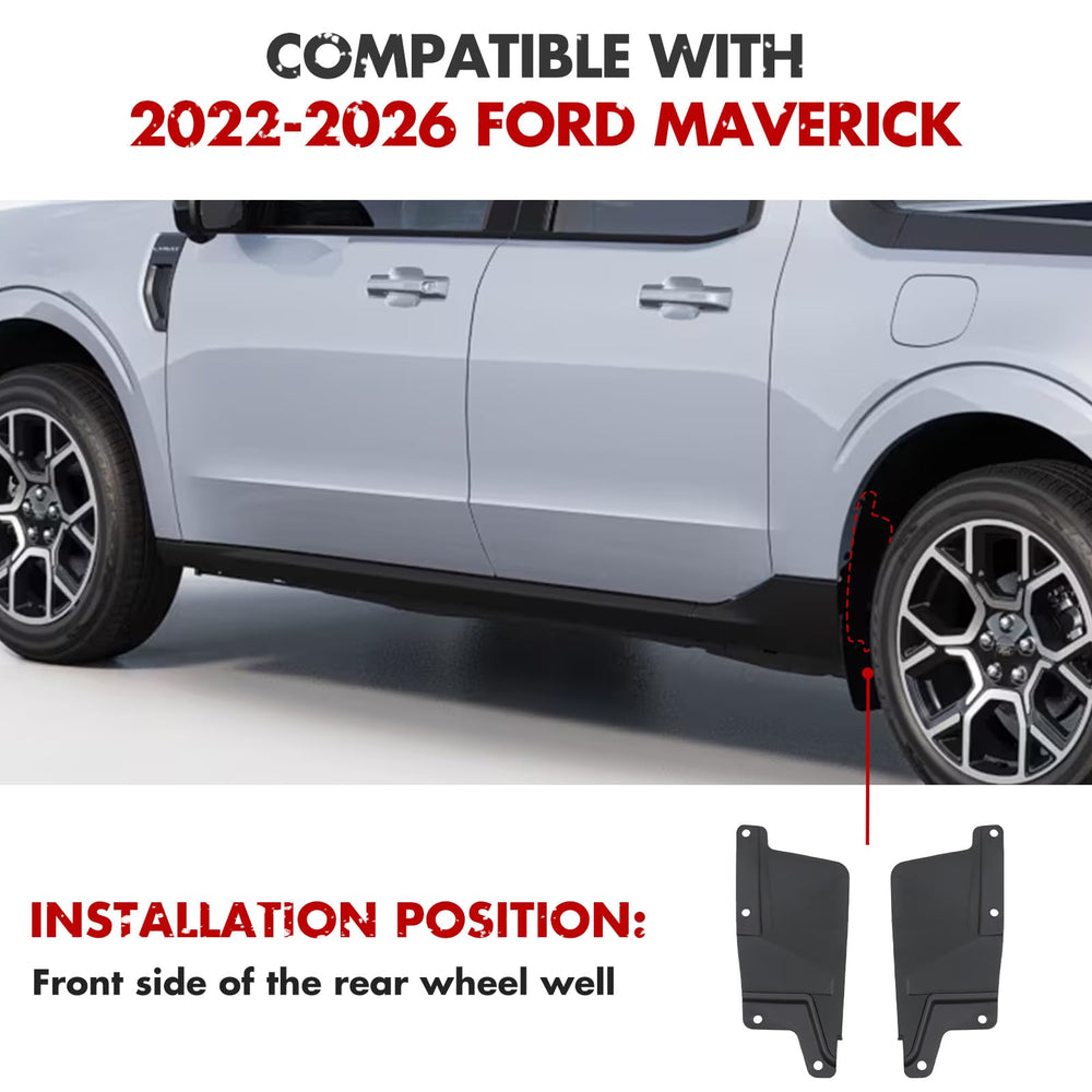 Mabett all-weather rear shield protection; remains flexible in heat and cold for Maverick.
