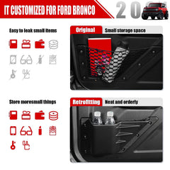 Mabett interior organizer for Bronco reduces cabin clutter during trips