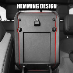 Mabett center console cover close-up highlights TPE material durability for Bronco.
