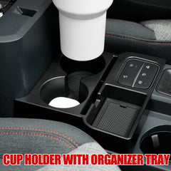 Mabett center console installation process shows precise fit and clean mounting