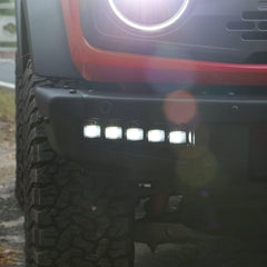 Mabett fog light assembly packaged kit ready for install on Bronco.