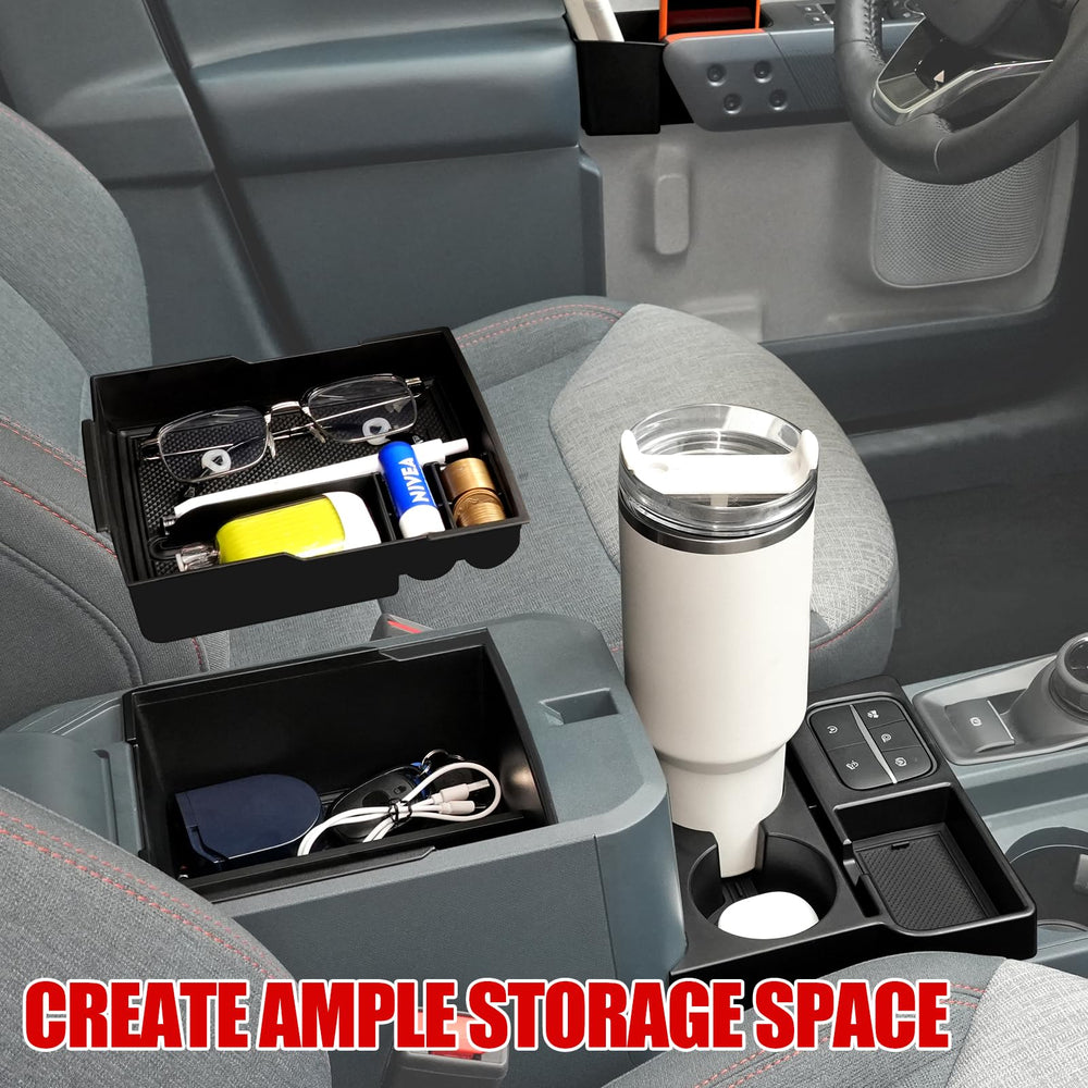 Mabett interior organization enhances accessibility of daily items while driving