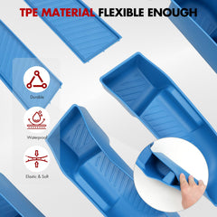 Mabett Maverick easy-clean tray simplifies spill cleanup.