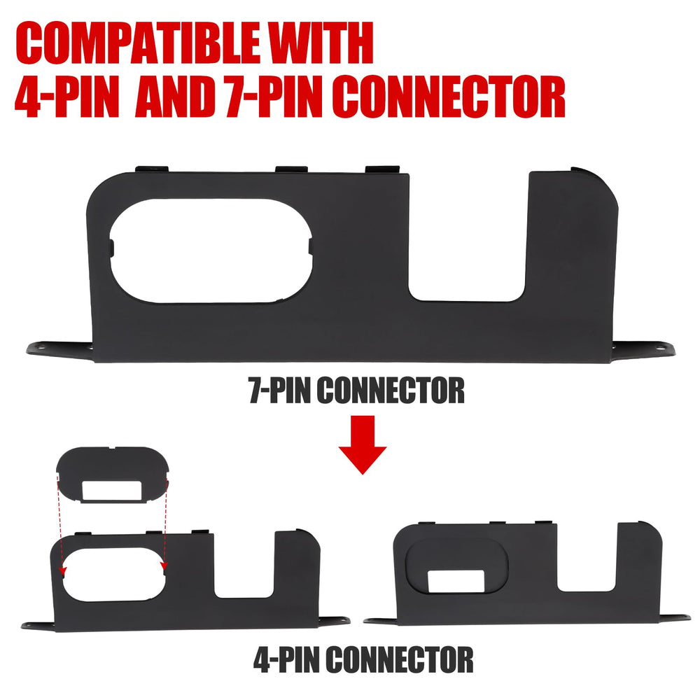 Mabett Maverick bumper plate with 4/7-pin connector area compatibility