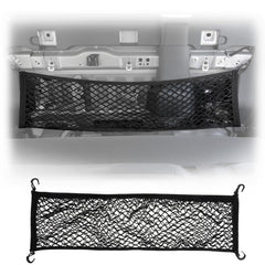 Mabett rear seat back storage net fitted for Ford Maverick behind the seats