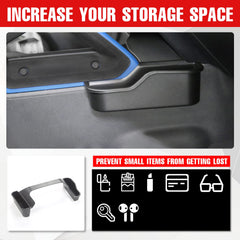 Mabett right-hand access storage enhances reach during driving