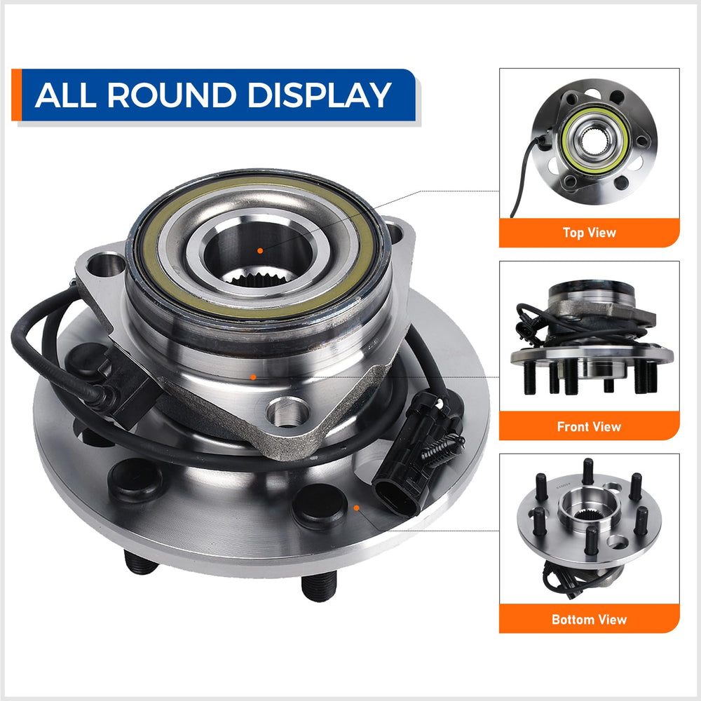 MACEL 515024 ABS-ready hub featuring sensor interface for reliable braking.