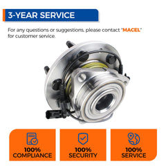 MACEL 515096 Avalanche hub bearing assembly promotes smooth, confident handling.