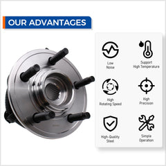 MACEL hub packaging shows OE-quality components and 3-year protection included.