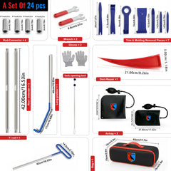 MacFayden carry bag showing organized tools for easy transport