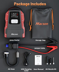 Macson 5000A rugged case designed to protect the unit outdoors.