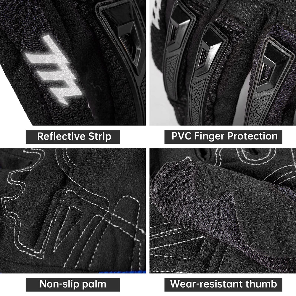 MADBIKE MD66 gloves breathable materials and high quality stitching for comfort.