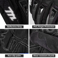 MADBIKE MD66 gloves breathable materials and high quality stitching for comfort.