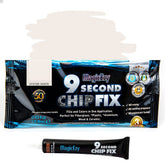 MagicEzy 9 Second Chip Fix Oyster White bottle for fast fiberglass repair on boats