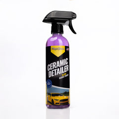 Magic Finish Ceramic Detailer bottle pour for quick, mess-free application and showroom gloss.