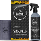Magic Shield graphene spray bottle ready for at-home coating.