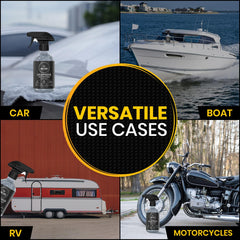 Magic Shield multi-surface coverage on glass and wheels shows versatile protection.