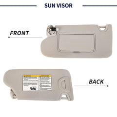 Magimaker gray sun visor reduces glare and improves daytime visibility.