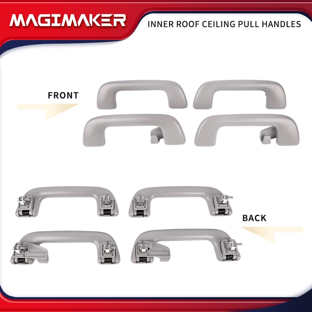 Magimaker inner roof pull handle closeup shows robust finish and fit