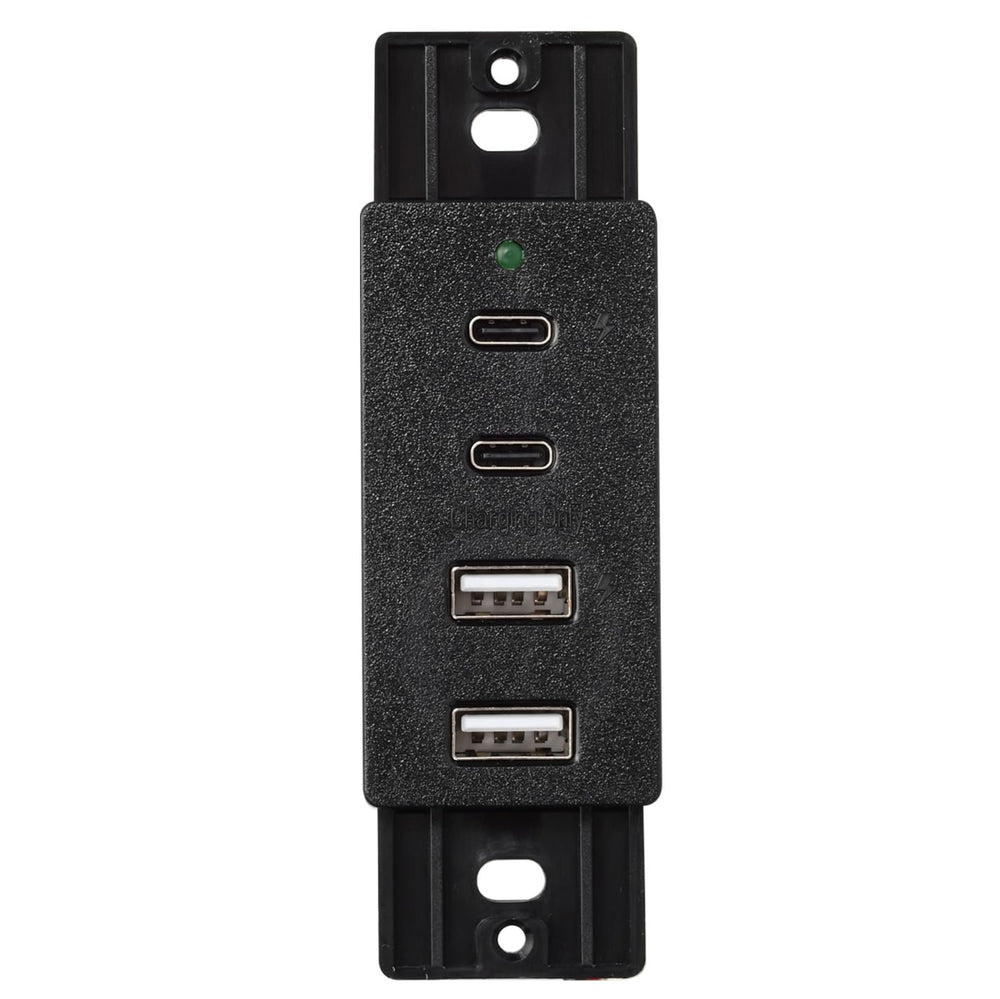 Magnadyne space-saving wall mount keeps charging organized in tight spaces