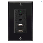 Magnadyne wall mount with USB-C and USB-A ports ready for RV charging