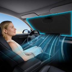 Magnelex cool interior experience after placing the sunshade