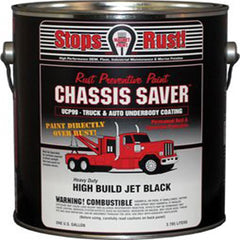 Magnetic Paint Chassis Saver being applied to an underbody to prevent rust.