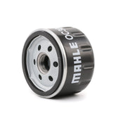 MAHLE OC 306 oil filter packshot shows OEM quality and engine cleanliness.