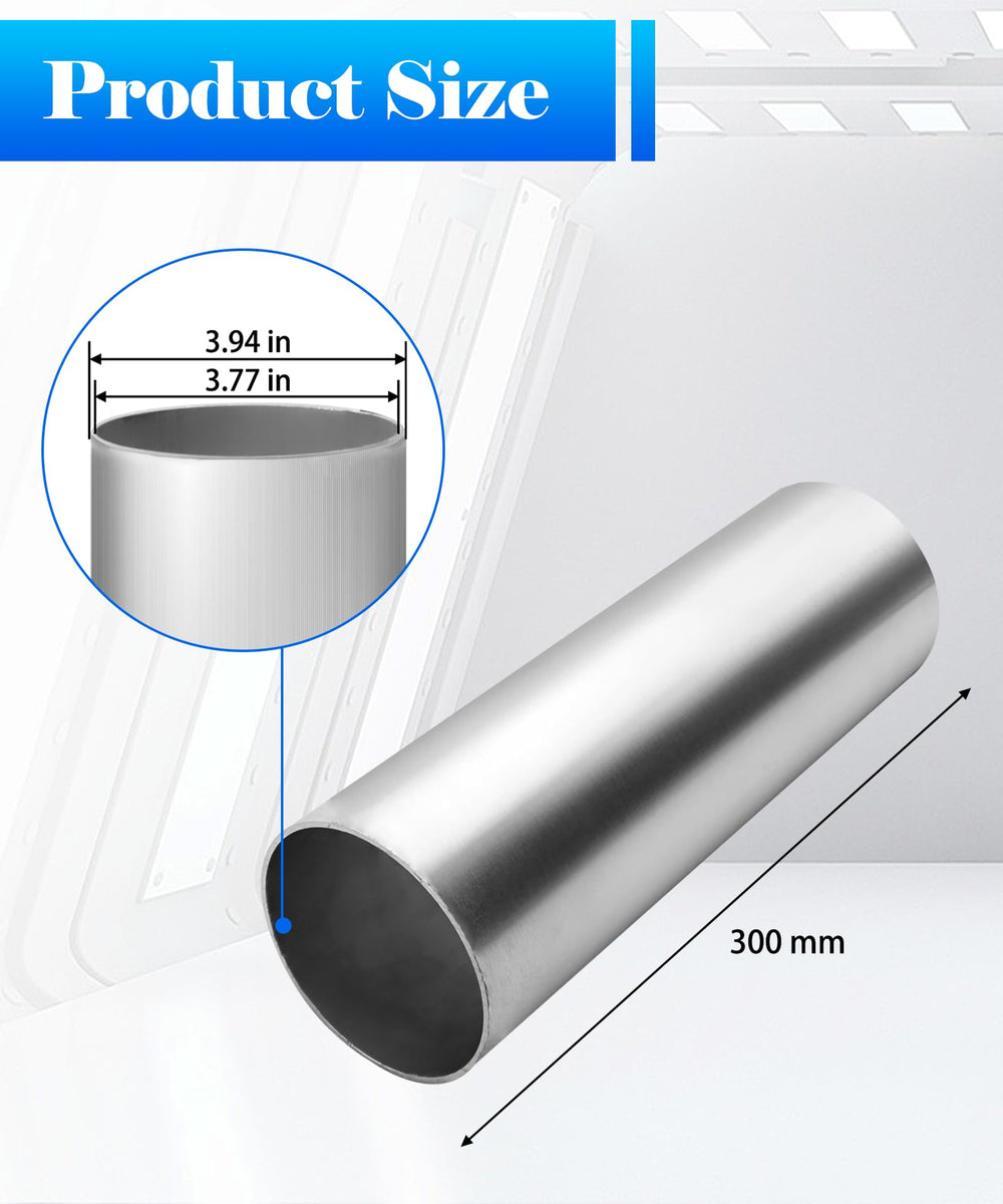 Maigoo aluminum intercooler pipe, 300mm length ideal for custom piping projects.