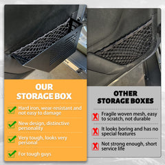 Screw installation ensures sturdy mounting of the MAIKER front door box.