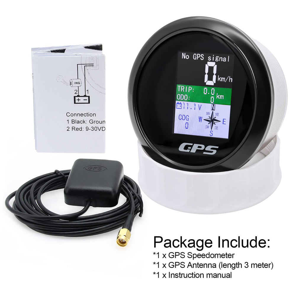 MAIMEIMI GPS speedometer mode indicators for km/h, mph, and knots.