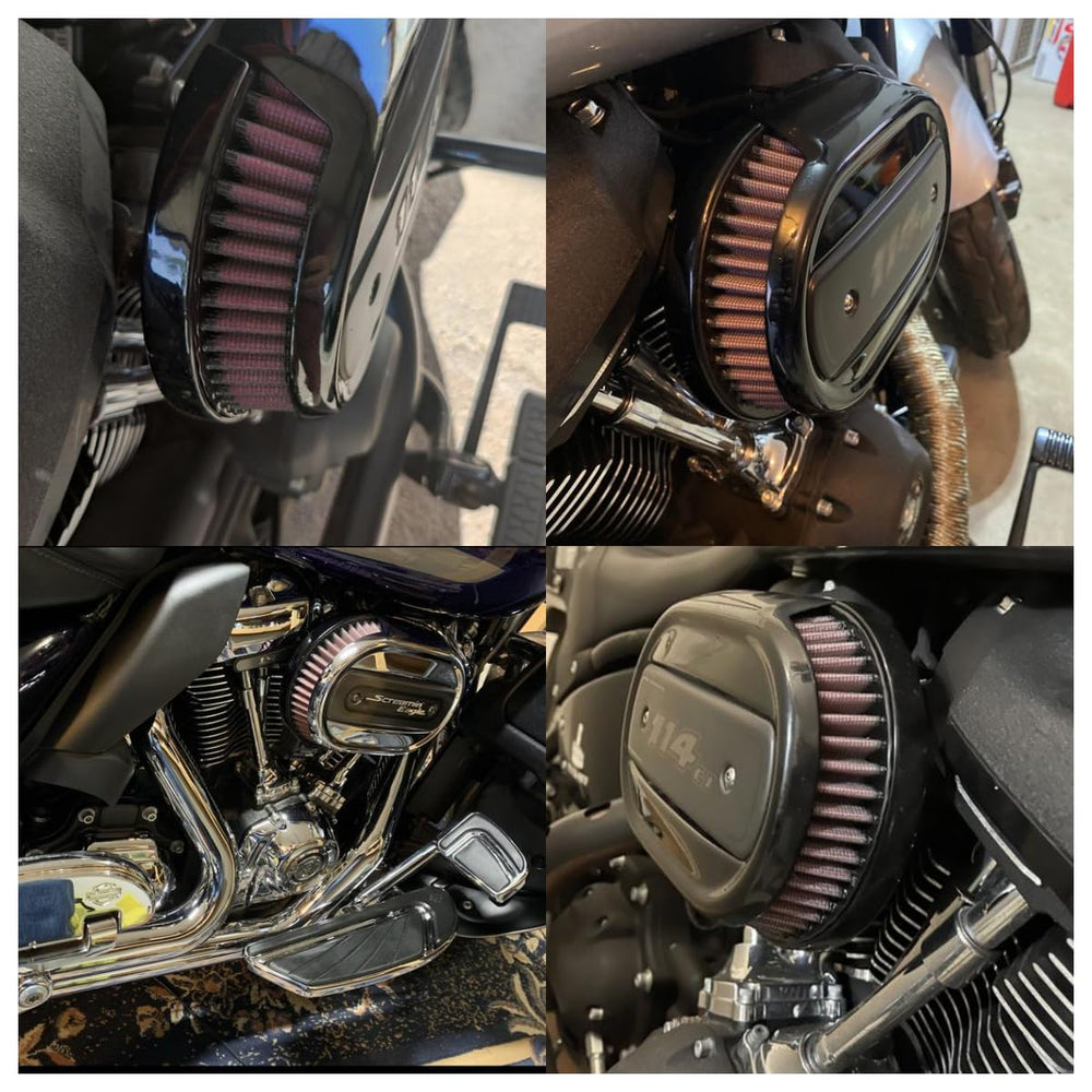 M Maintenanse High-Flo washable surface ready for reuse on motorcycles.