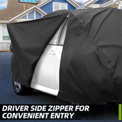 MAITUYU reflective strips and mirror pockets for night visibility and mirror care