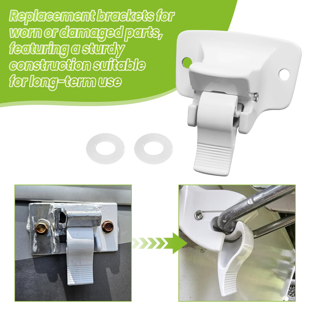 Malae trailer mounting bracket stays stable during opening and closing.