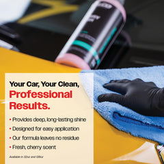 Malco Cherry Flash car finish with deep, glossy shine
