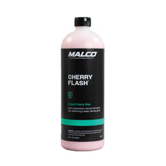 Malco Cherry Flash liquid paste wax bottle ready for car protection and shine