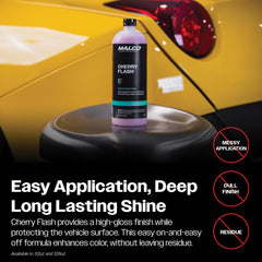 Malco Cherry Flash motorcycle luster for a vibrant, protected ride