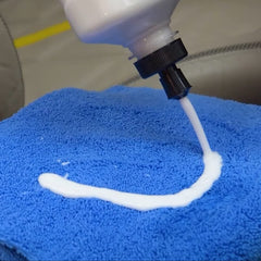 Malco Leather Conditioner results in a semi-gloss non-greasy finish
